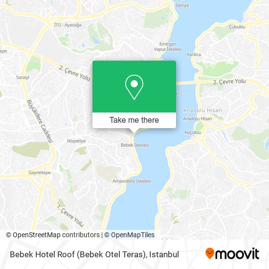 Bebek Hotel Roof (Bebek Otel Teras) map