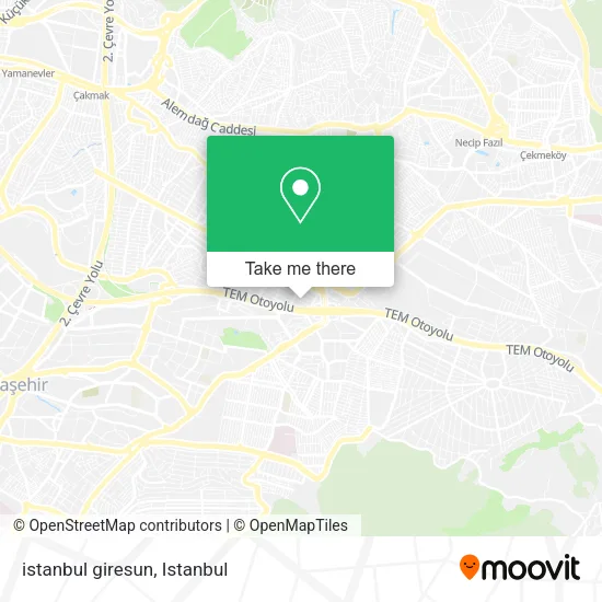 istanbul giresun map