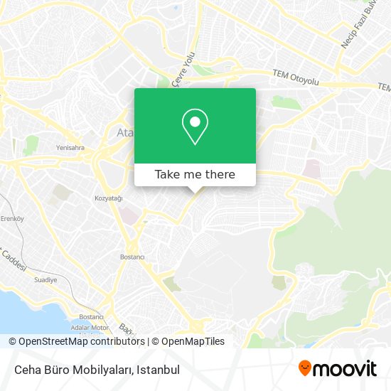 Ceha Büro Mobilyaları map