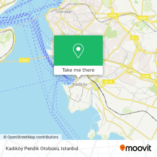 Kadıköy Pendik Otobüsü map