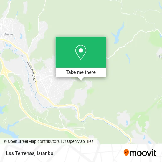 Las Terrenas map