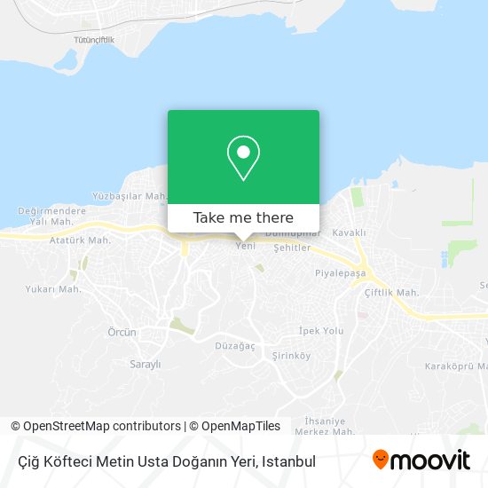 Çiğ Köfteci Metin Usta Doğanın Yeri map