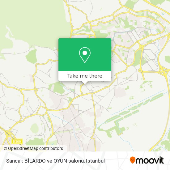 Sancak BİLARDO ve OYUN salonu map