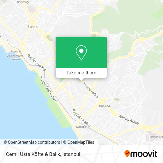 Cemil Usta Köfte & Balık map