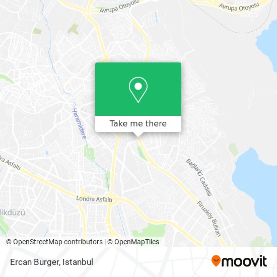 Ercan Burger map