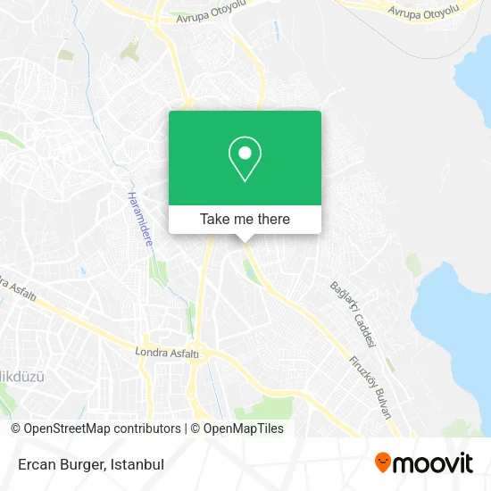 Ercan Burger map