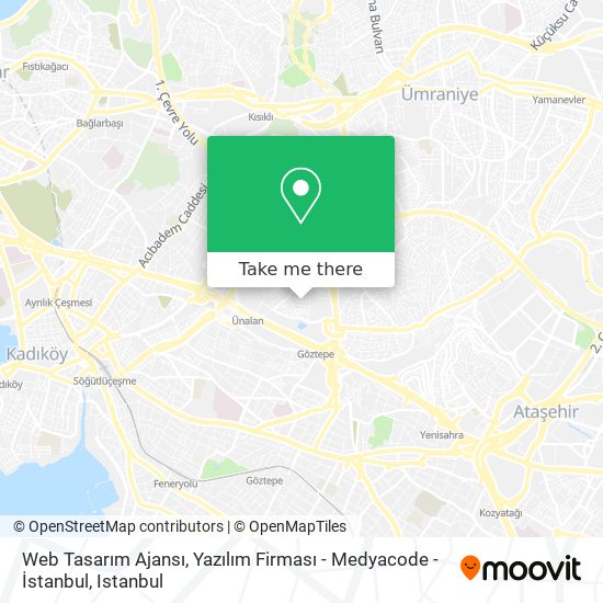 Web Tasarım Ajansı, Yazılım Firması - Medyacode - İstanbul map