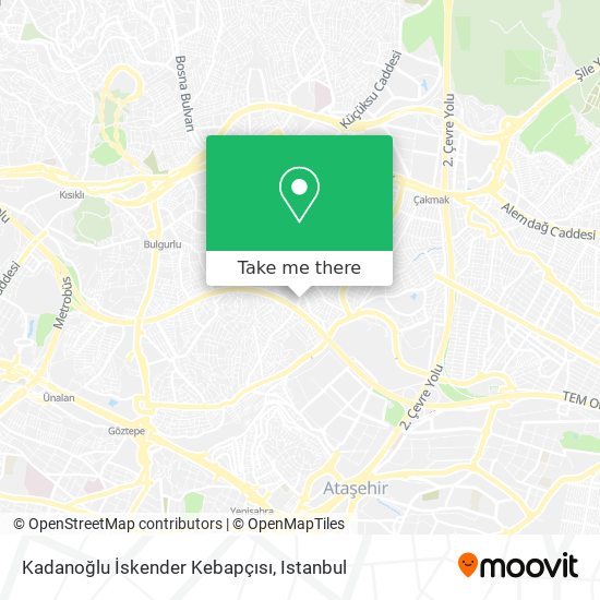 Kadanoğlu İskender Kebapçısı map