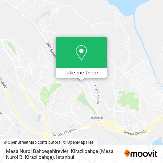 Mesa Nurol Bahçeşehirevleri Kirazlıbahçe map