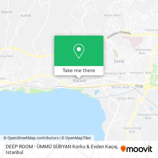 DEEP ROOM - ÜMMÜ SÜBYAN Korku & Evden Kaçış map
