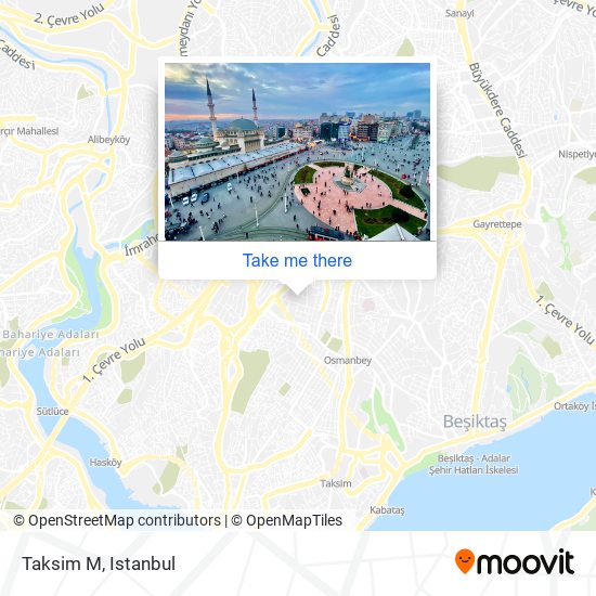 Taksim M map