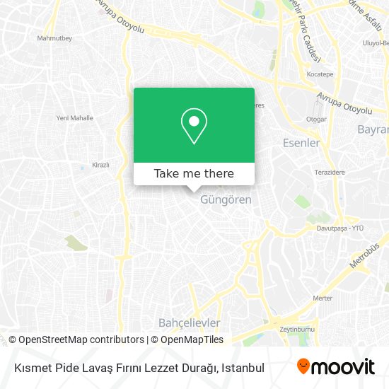 Kısmet Pide Lavaş Fırını Lezzet Durağı map