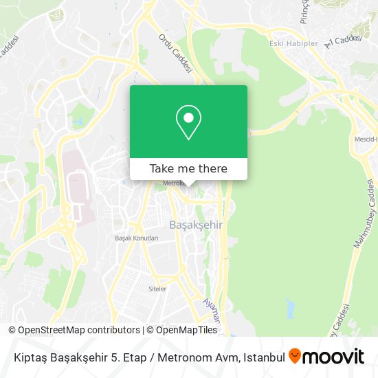 Kiptaş Başakşehir 5. Etap / Metronom Avm map