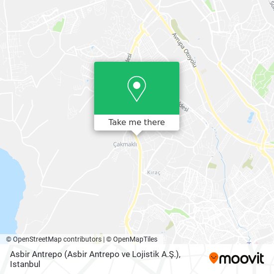 Asbir Antrepo (Asbir Antrepo ve Lojistik A.Ş.) map