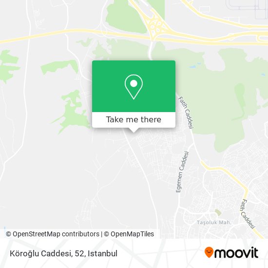 Köroğlu Caddesi, 52 map
