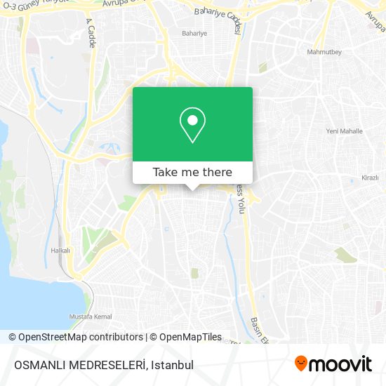 OSMANLI MEDRESELERİ map