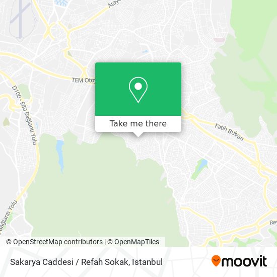 Sakarya Caddesi / Refah Sokak map