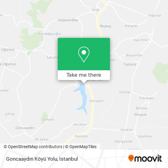 Goncaaydın Köyü Yolu map