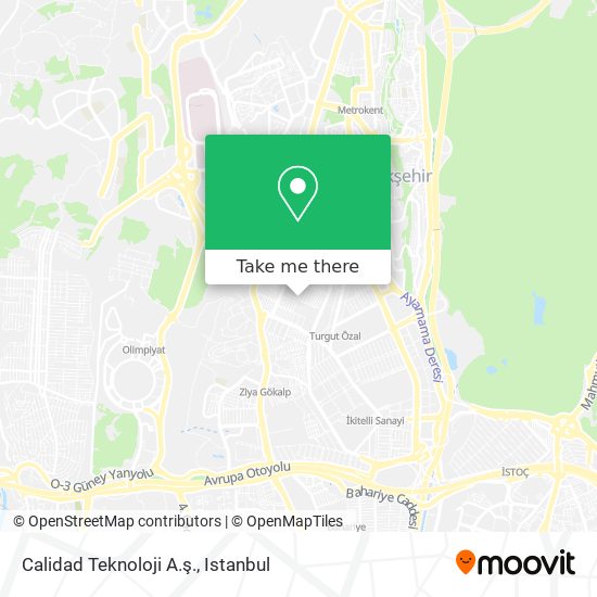 Calidad Teknoloji A.ş. map