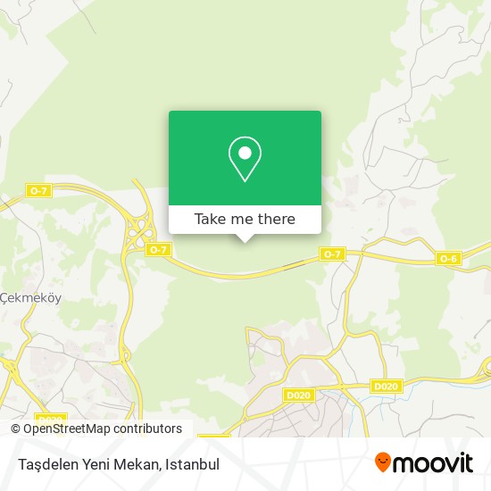 Taşdelen Yeni Mekan map