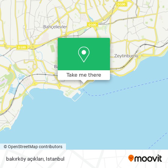 bakırköy açıkları map