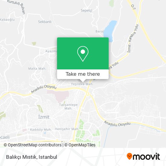 Balıkçı Mıstık map