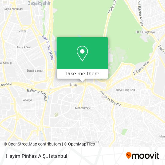 Hayim Pinhas A.Ş. map