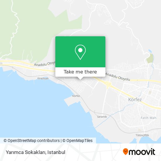 Yarımca Sokakları map