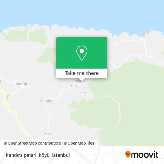 kandıra pınarlı köyü map