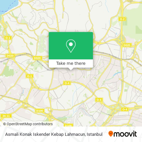 Asmali Konak Iskender Kebap Lahmacun map