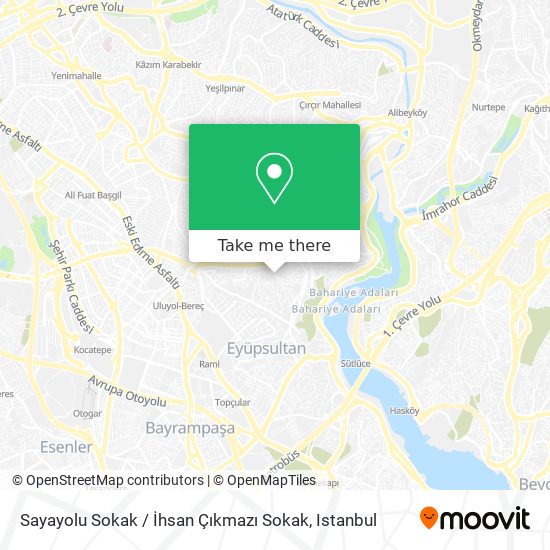 Sayayolu Sokak / İhsan Çıkmazı Sokak map