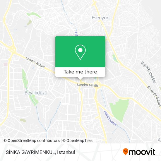 SİNKA GAYRİMENKUL map
