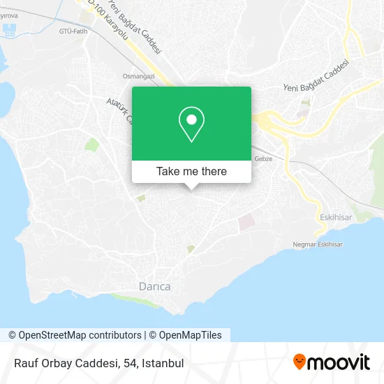 Rauf Orbay Caddesi, 54 map