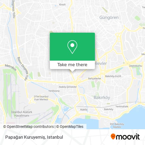 Papağan Kuruyemiş map