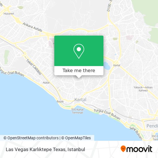 Las Vegas Karlıktepe Texas map