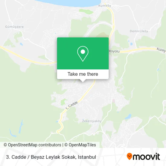 3. Cadde / Beyaz Leylak Sokak map