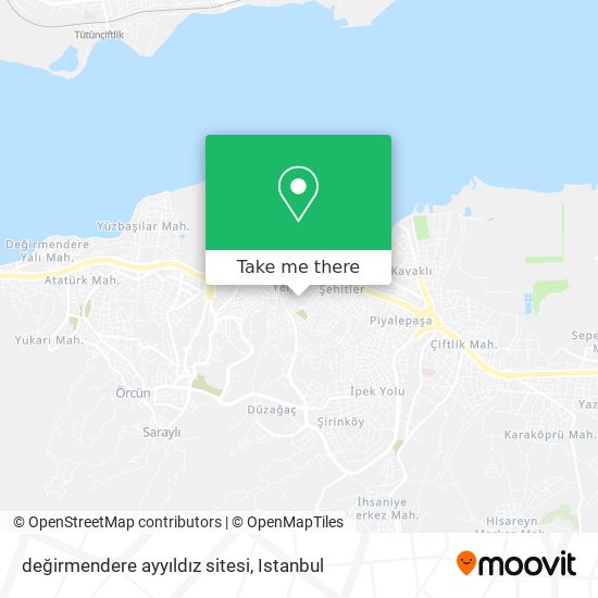 değirmendere ayyıldız sitesi map