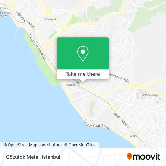 Gözütok Metal map