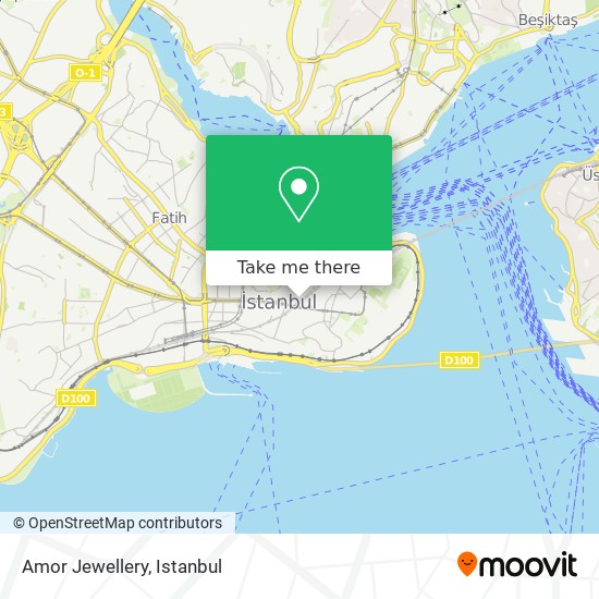 Amor Jewellery map