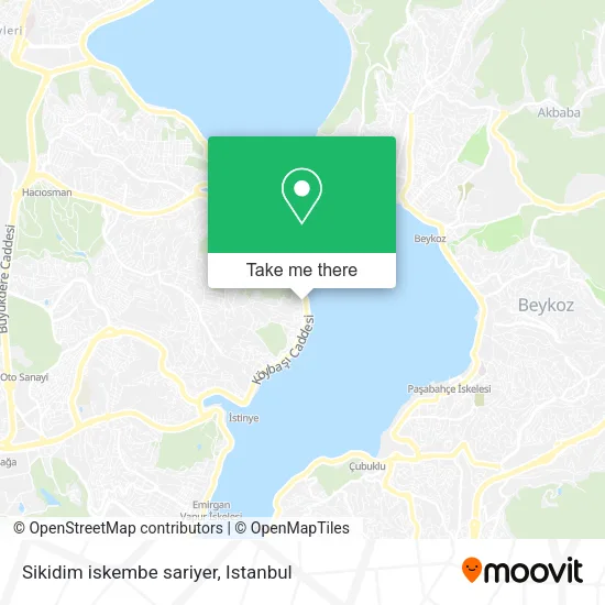 Sikidim iskembe sariyer map