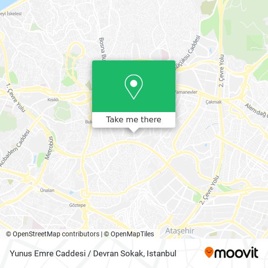 Yunus Emre Caddesi / Devran Sokak map