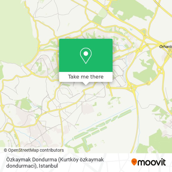 Özkaymak Dondurma (Kurtköy özkaymak dondurmaci) map