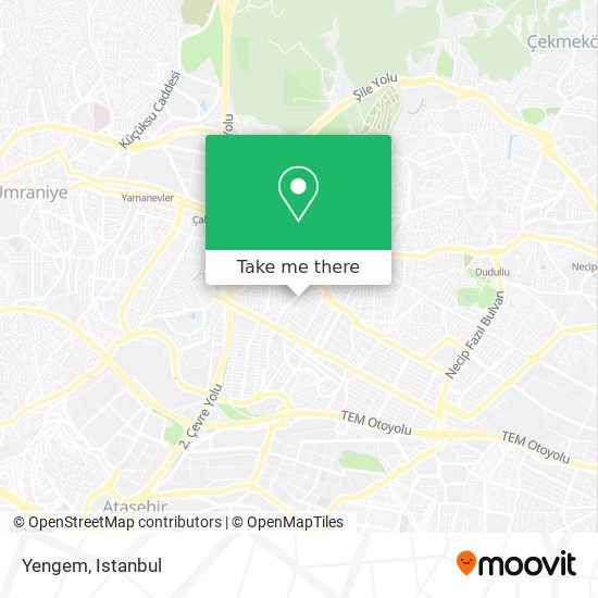 Yengem map