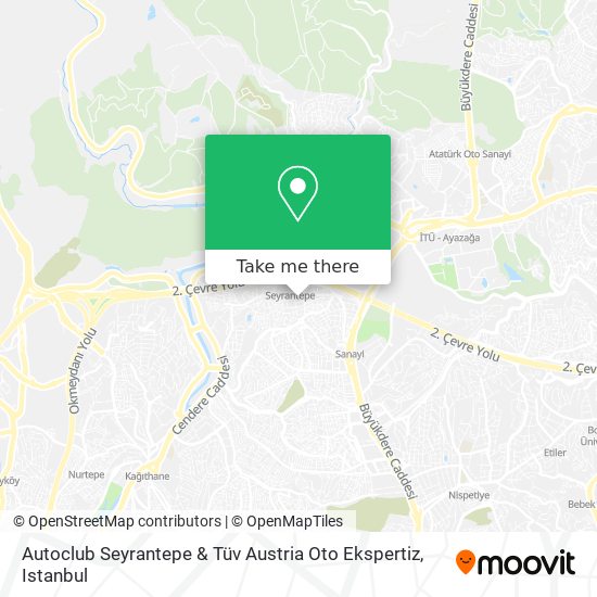 Autoclub Seyrantepe & Tüv Austria Oto Ekspertiz map