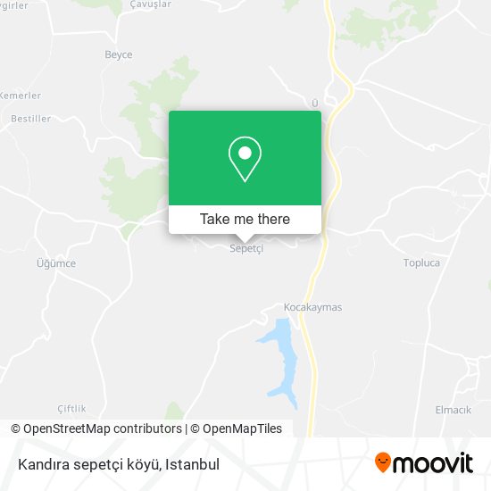 Kandıra sepetçi köyü map