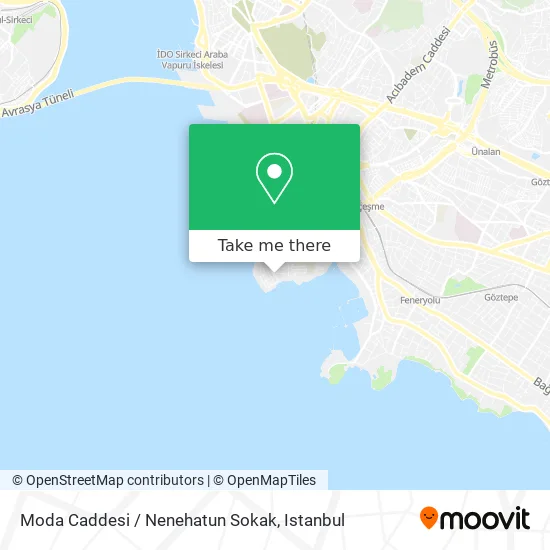 Moda Caddesi / Nenehatun Sokak map