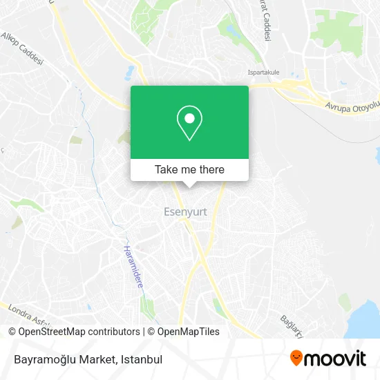 Bayramoğlu Market map