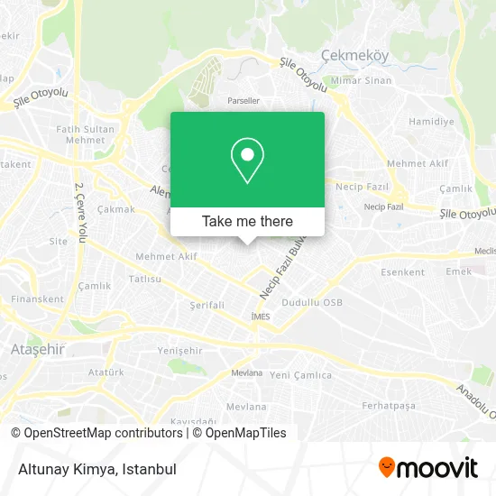 Altunay Kimya map