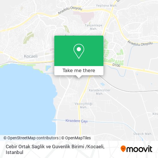 Cebir Ortak Saglik ve Guvenlik Birimi /Kocaeli map