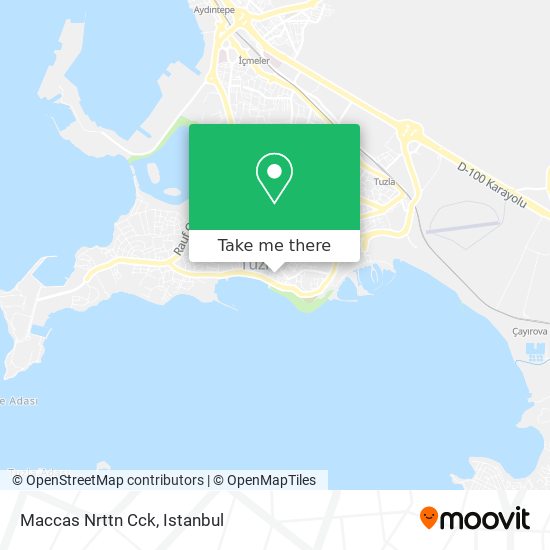 Maccas Nrttn Cck map